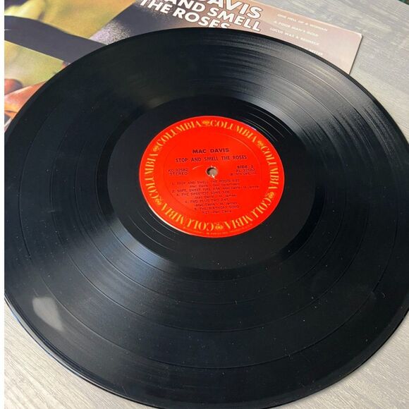 Mac Davis "Stop and Smell the Roses" vinyl - Picture 3 of 4